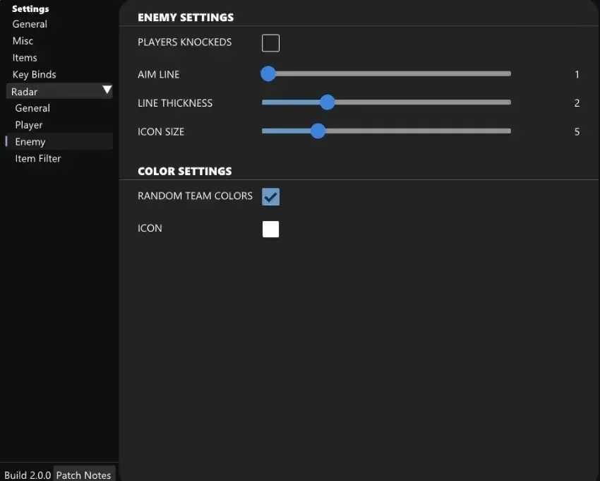 Cheat screenshot CLUTCH RADAR APEX DMA in-game Apex Legends