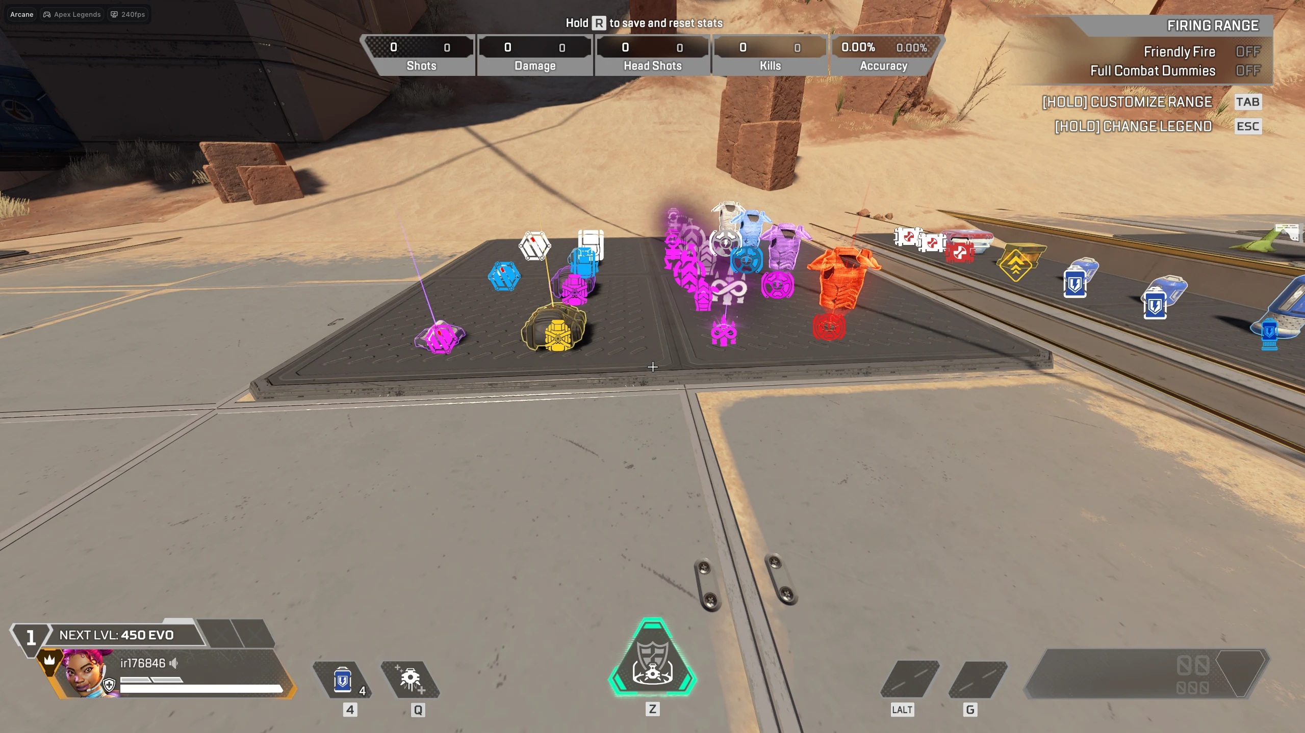Screenshot 4 für den Cheat ARCANE im Spiel Apex Legends