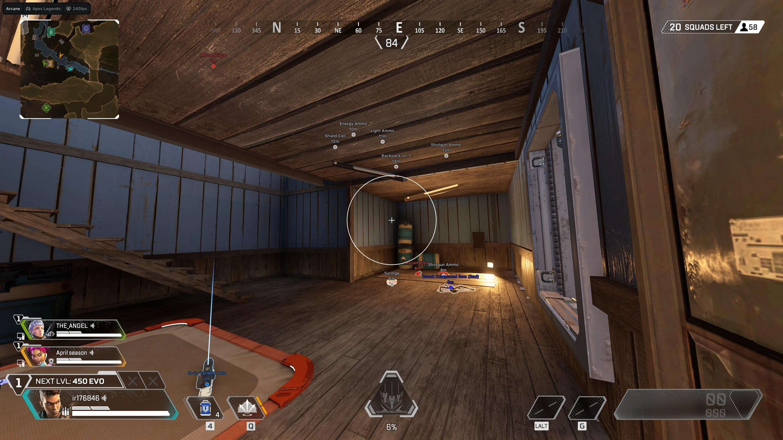 Screenshot 5 für den Cheat ARCANE im Spiel Apex Legends