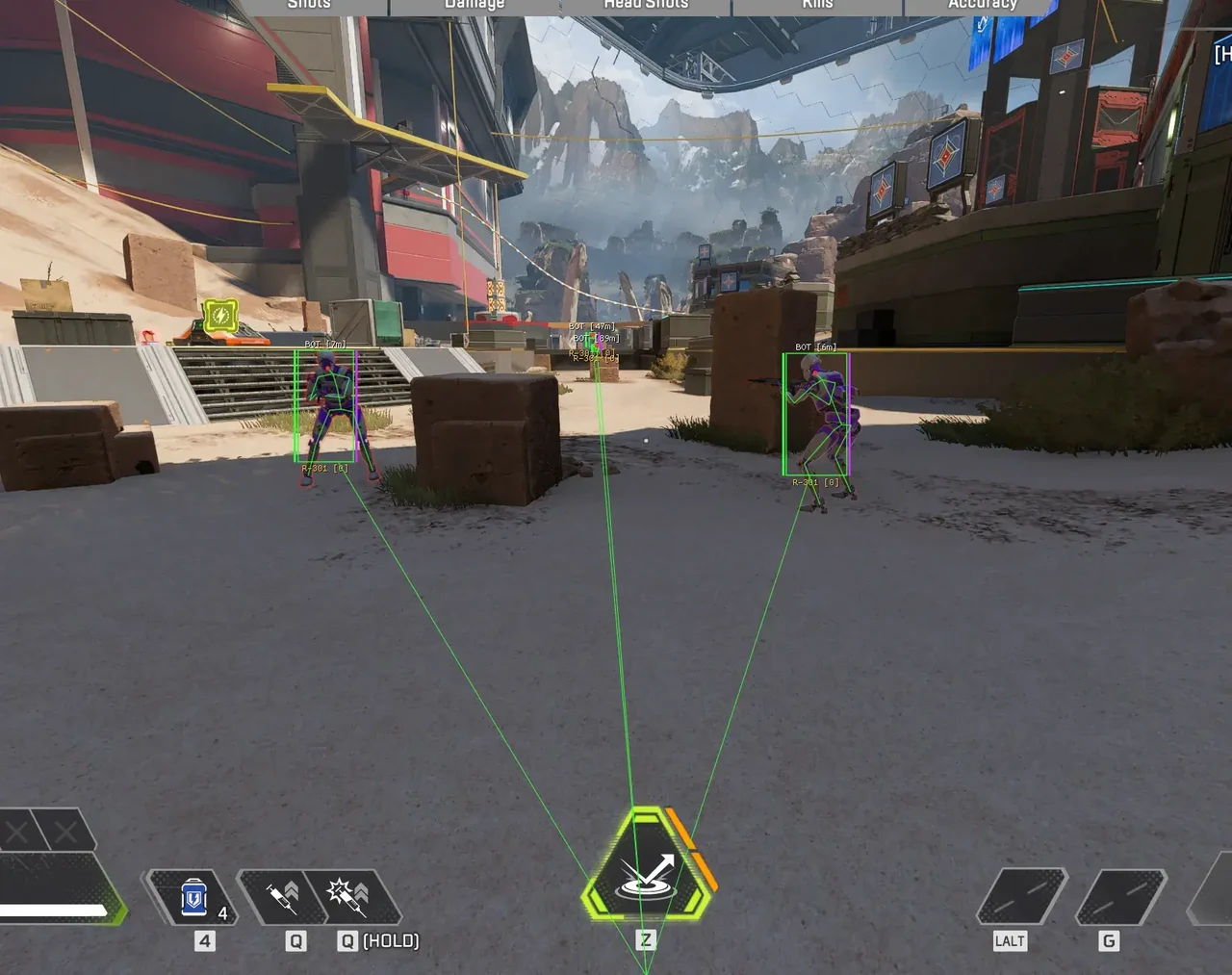 Screenshot des Cheats SYNESIS ONYX im Spiel Apex Legends