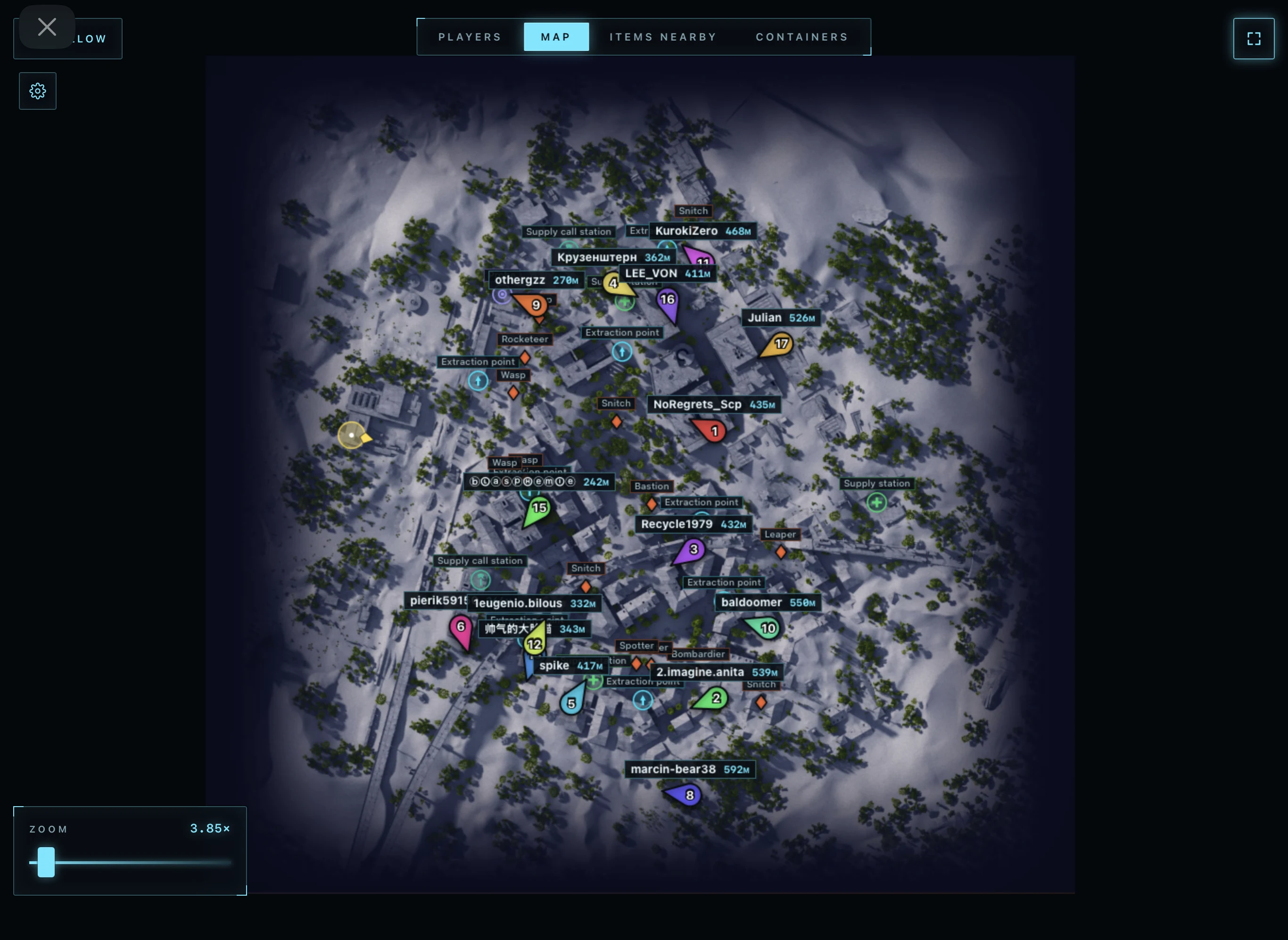 Screenshot 8 for cheat ARCANE RADAR in-game ARC Raiders