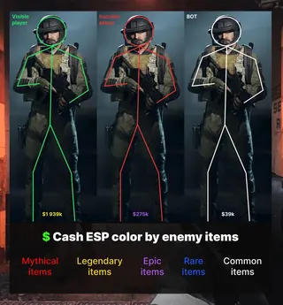 Screenshot 5 for cheat WARCHILL in-game Arena Breakout