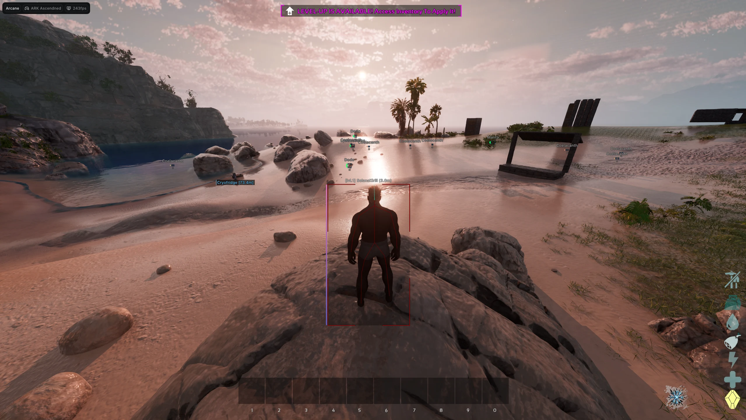 辅助截图 ARCANE 游戏中 Ark: Survival Ascended