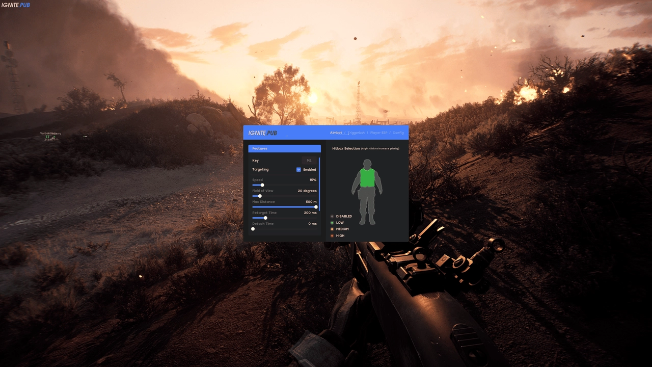 辅助截图 IGNITE 游戏中 Battlefield 6