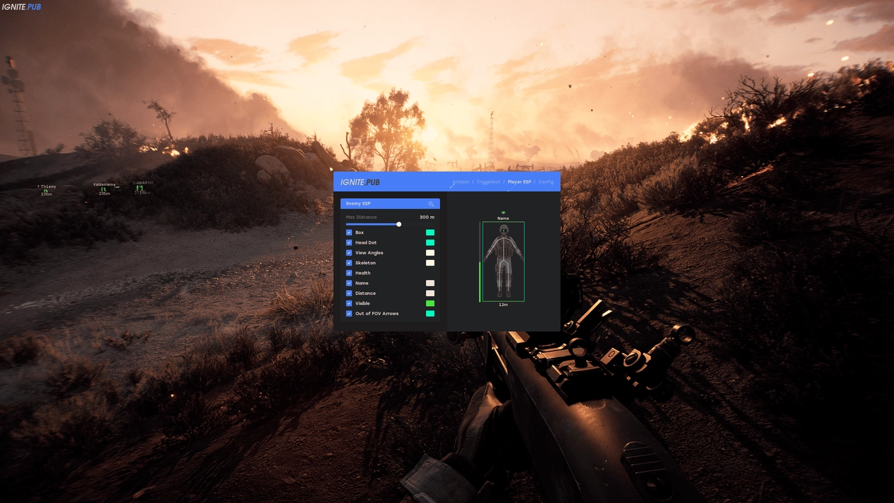 截图 2 的作弊器 IGNITE 游戏中 Battlefield 6