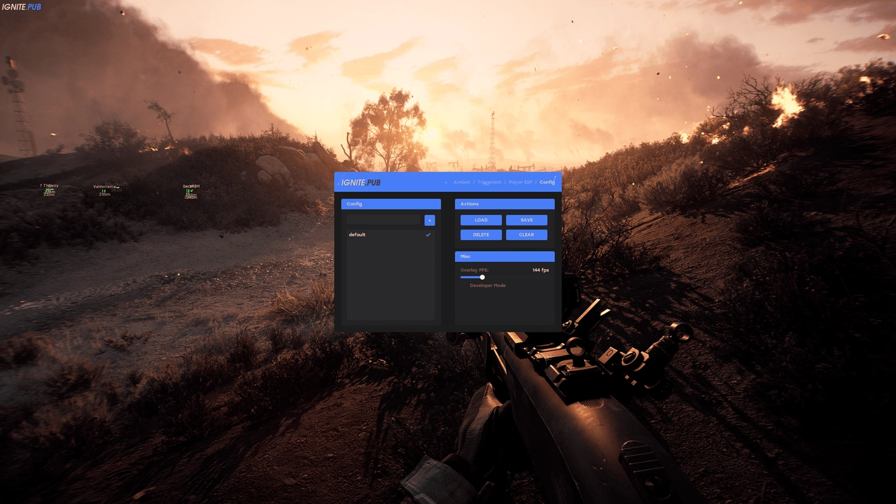 截图 3 的作弊器 IGNITE 游戏中 Battlefield 6