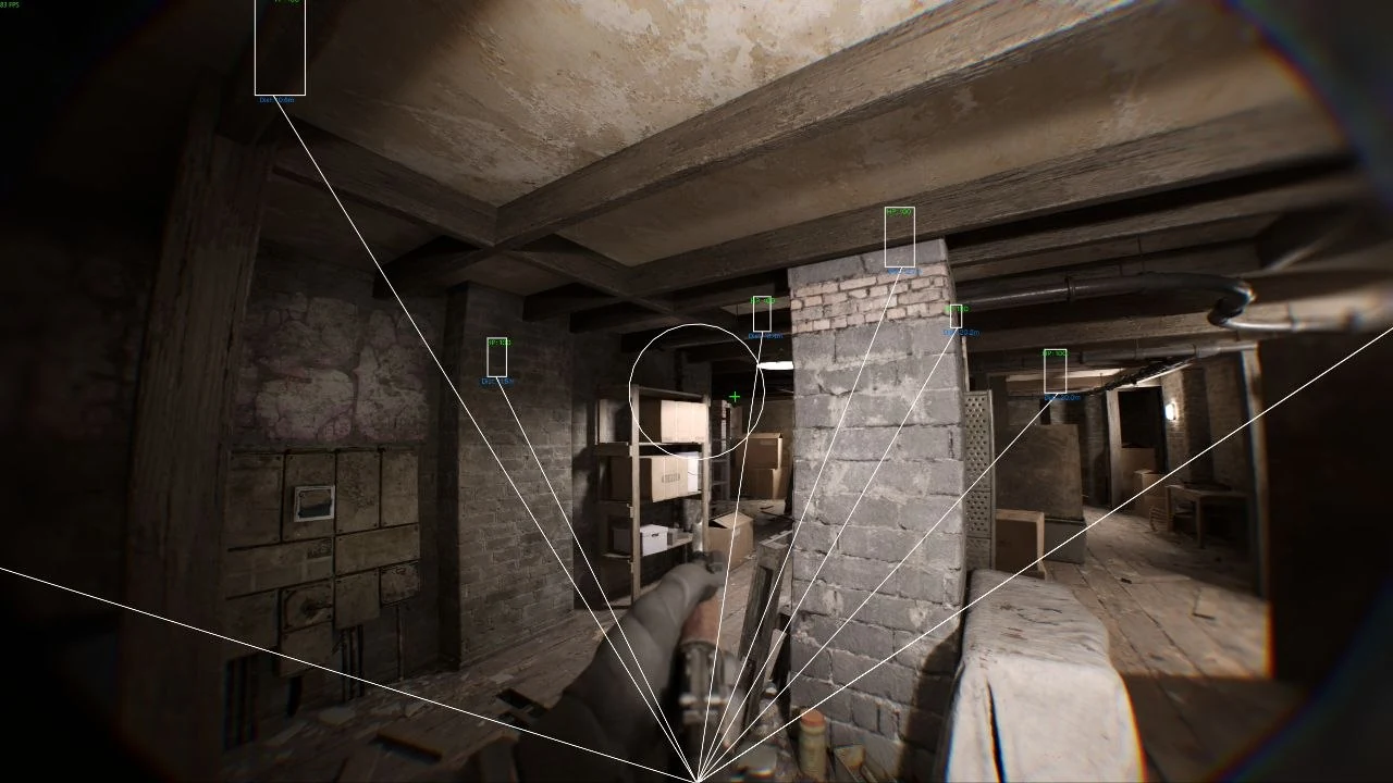 Screenshot des Cheats PYSHARP im Spiel Bodycam