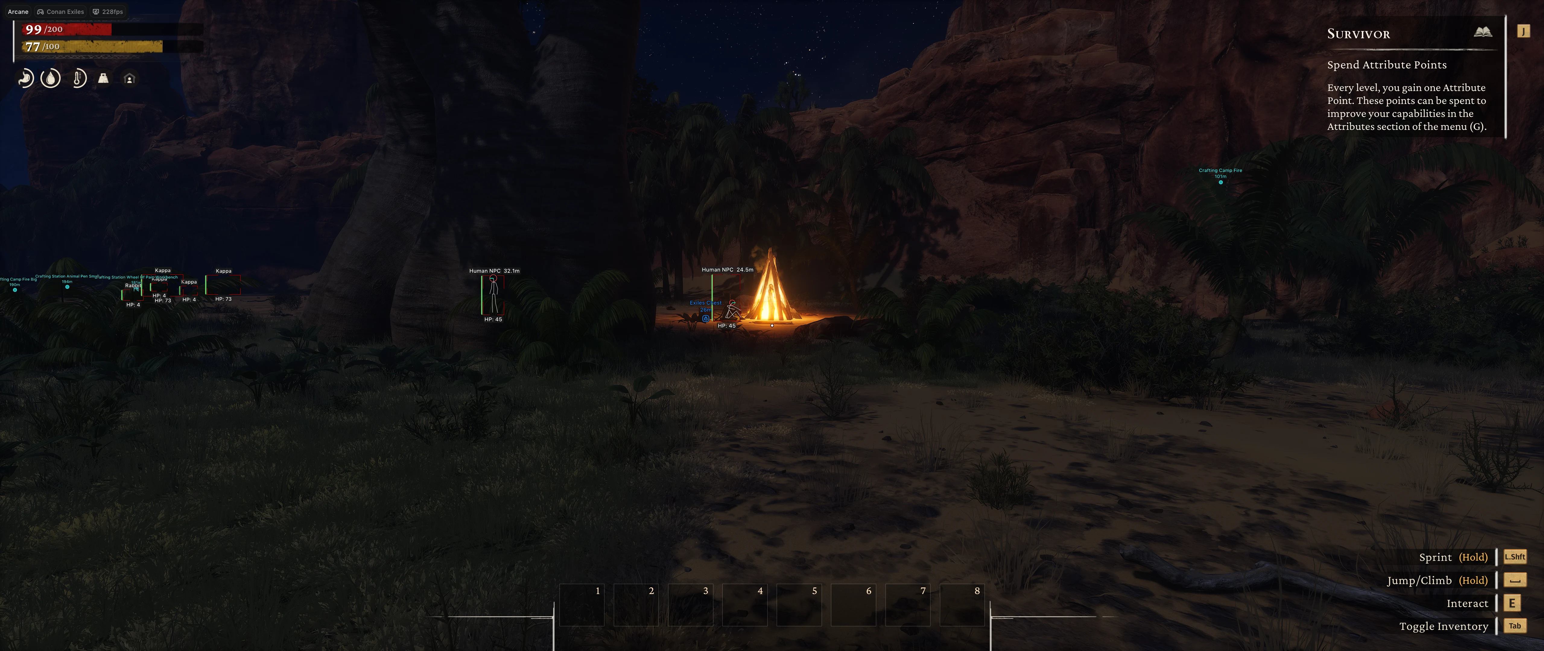 Ekran görüntüsü 3 hile için ARCANE oyunda Conan Exiles
