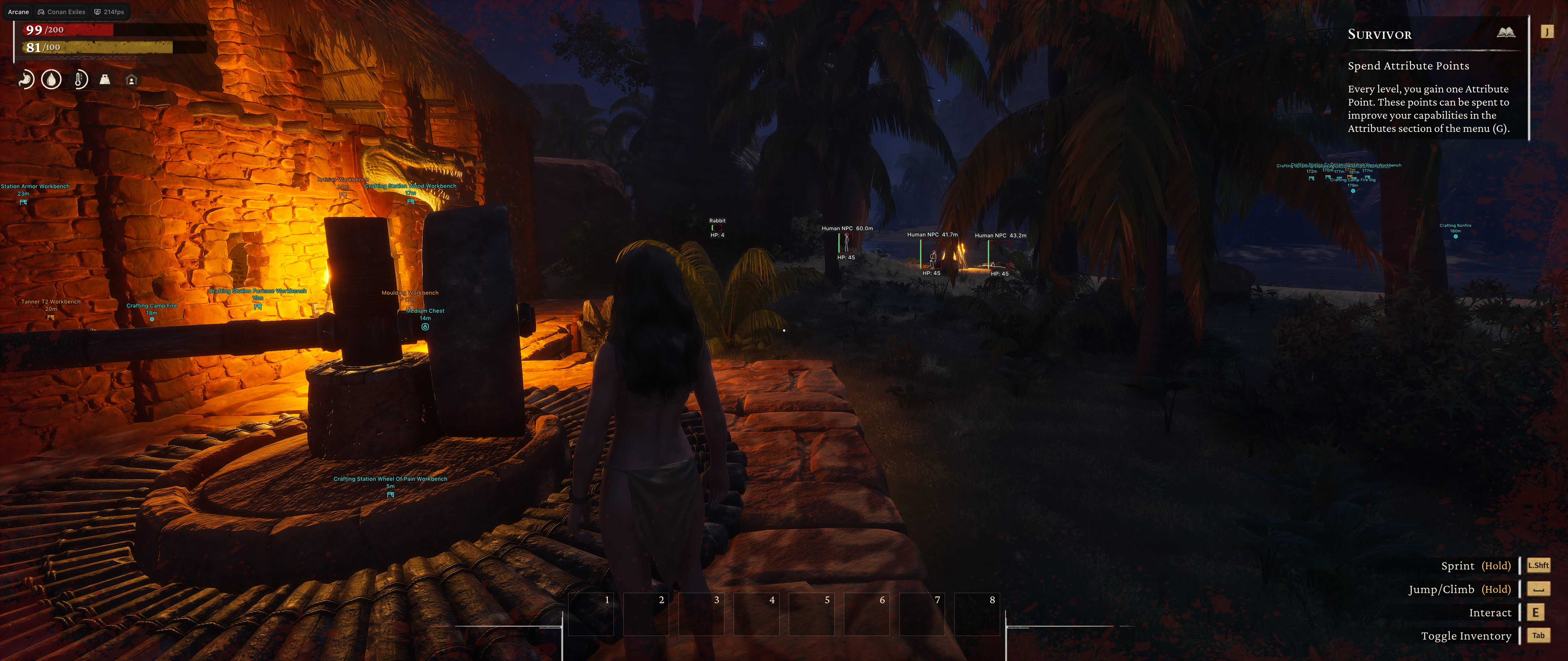 Ekran görüntüsü 4 hile için ARCANE oyunda Conan Exiles