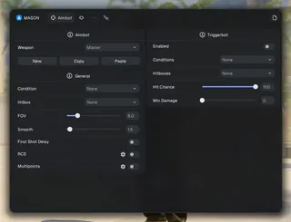 Screenshot 4 für den Cheat MASON INTERNAL im Spiel CS2