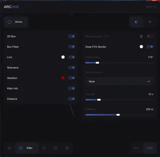 Screenshot 3 for cheat ARCANE in-game Dead by Daylight (Dbd)