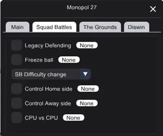 截图 2 的作弊器 MONOPOL TRAINER 游戏中 EA SPORTS FC 27