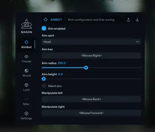 Screenshot 4 für den Cheat MASON FULL im Spiel Escape From Tarkov
