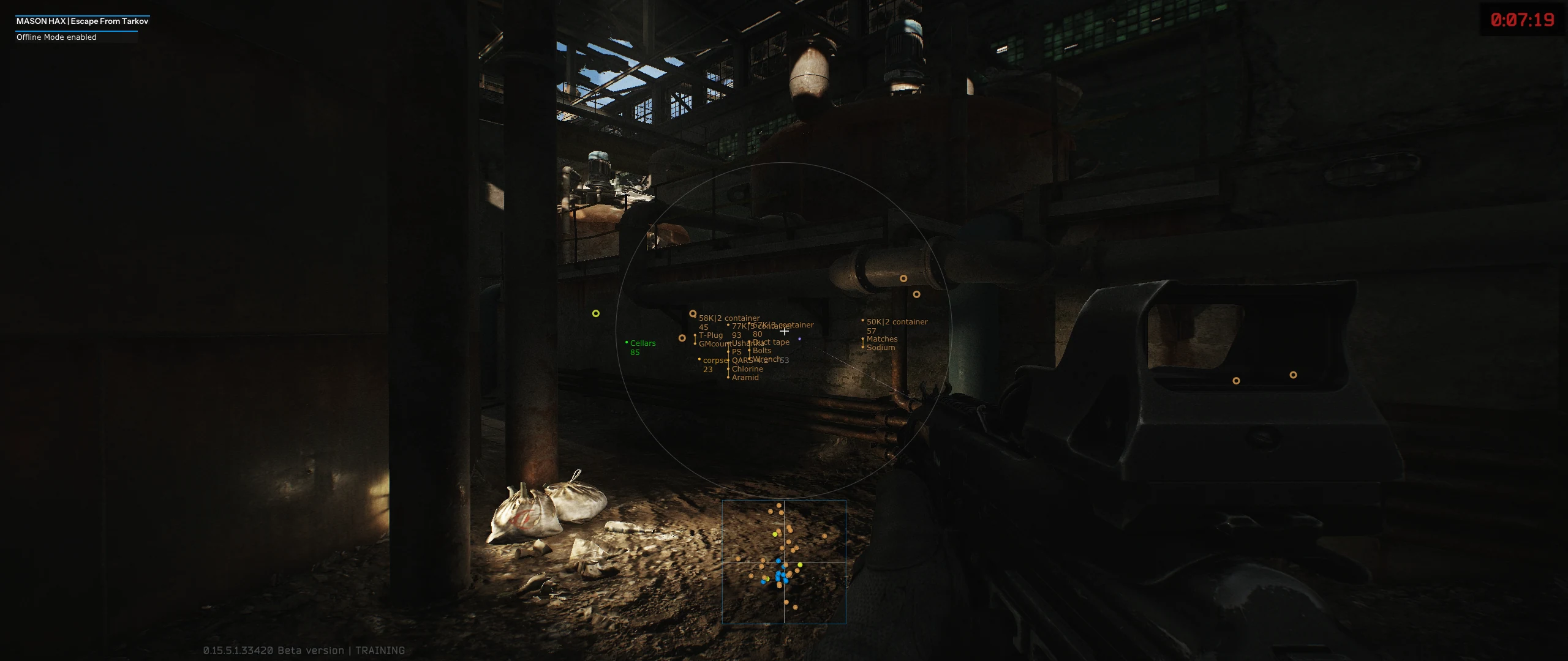 Screenshot 6 für den Cheat MASON FULL im Spiel Escape From Tarkov