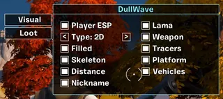 Screenshot 1 für den Cheat DULLWAVE im Spiel Fortnite