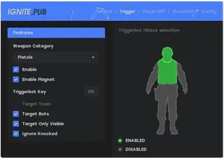 Screenshot 2 für den Cheat IGNITE im Spiel Fortnite