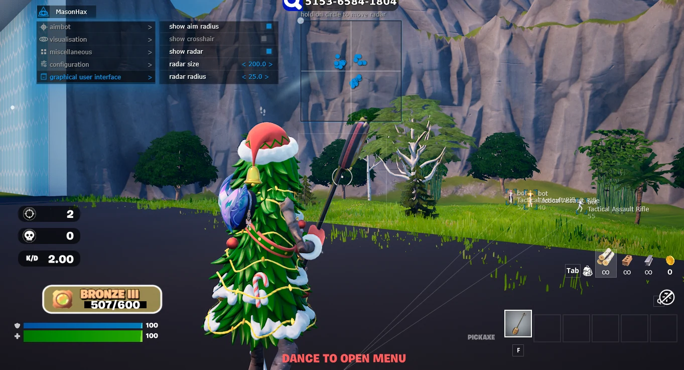 Скриншот 5 для чита MASON в игре Fortnite