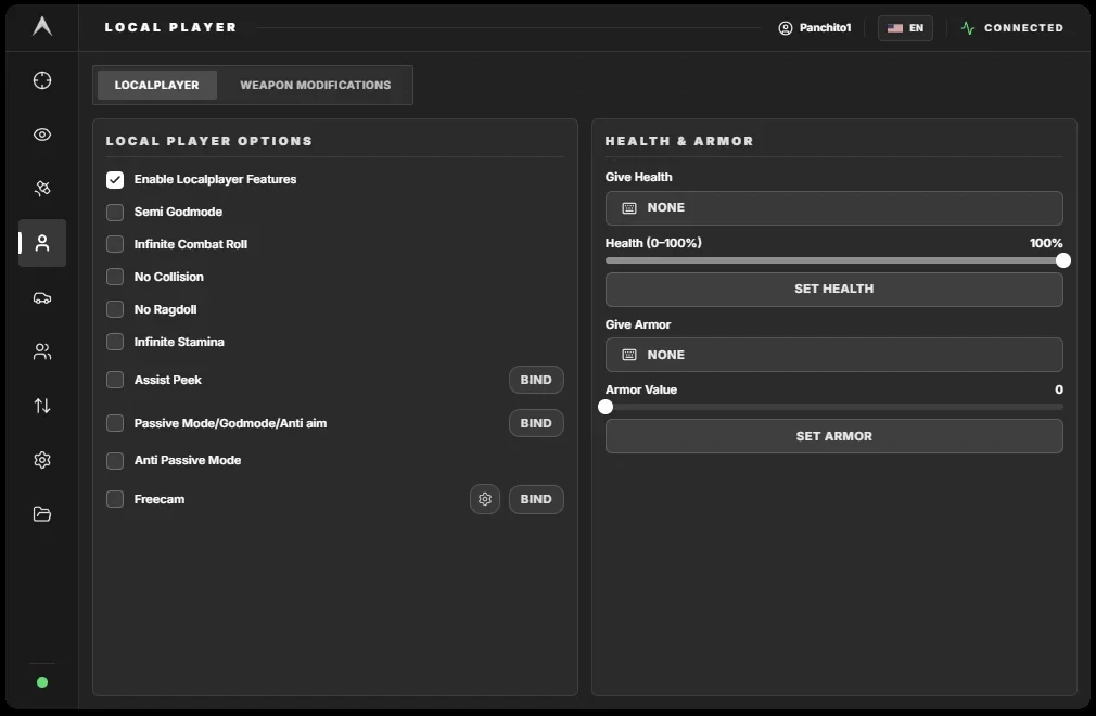 Cheat screenshot GTA AMBIENT DMA in-game GTA 5