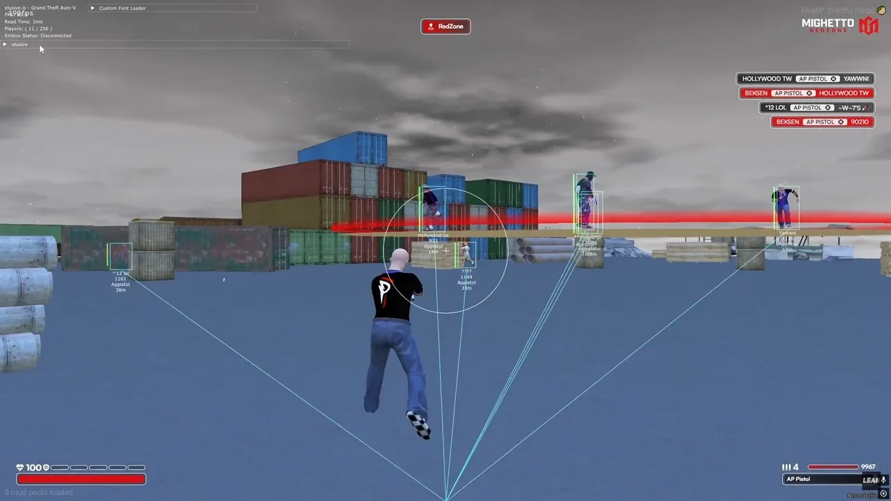 Screenshot des Cheats ELUSIVE GTA5 DMA im Spiel GTA 5