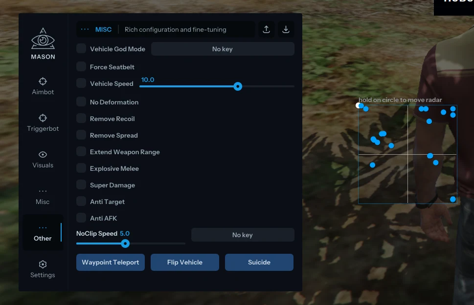 Screenshot 4 für den Cheat MASON RP im Spiel GTA 5