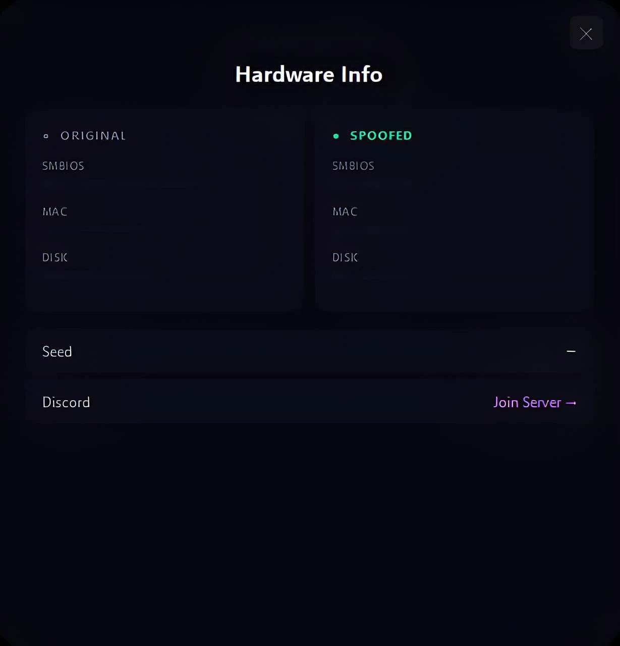 Скриншот 3 для чита TITANX в игре HWID Spoofer