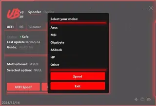 Скриншот 2 для чита UBGG в игре HWID Spoofer