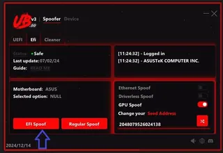 Скриншот 3 для чита UBGG в игре HWID Spoofer