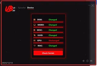 Скриншот 5 для чита UBGG в игре HWID Spoofer