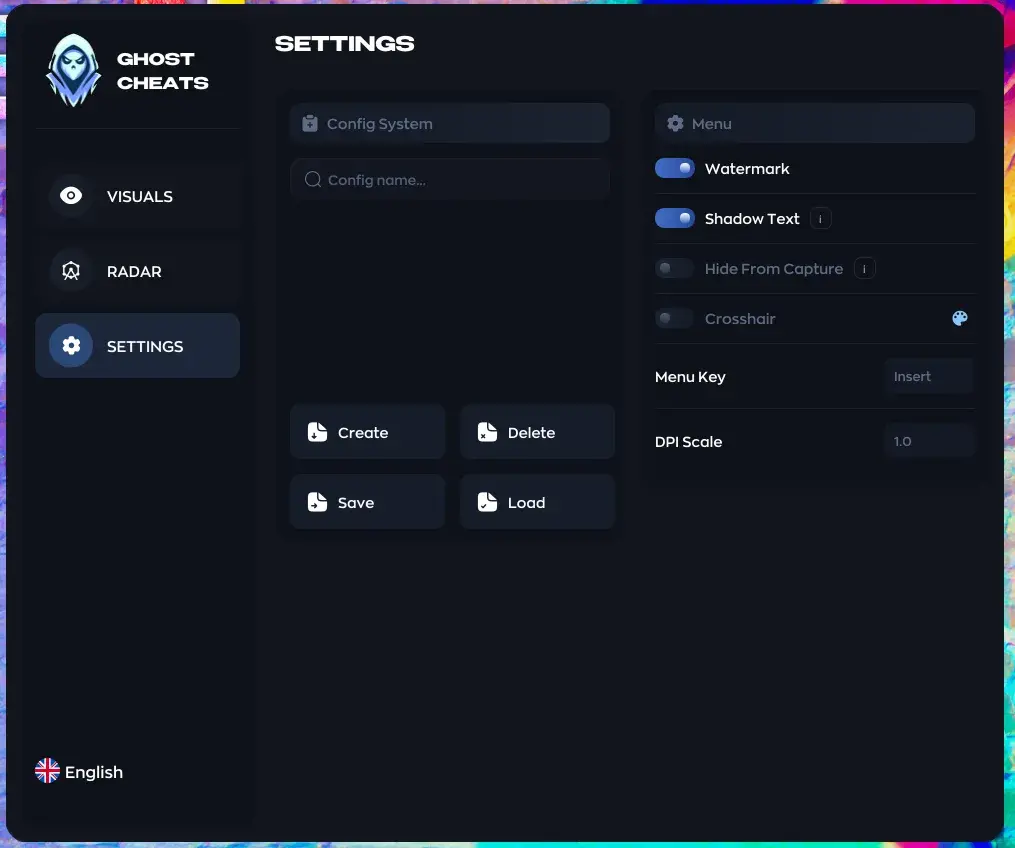 Cheat screenshot GHOST in-game Meccha Chameleon