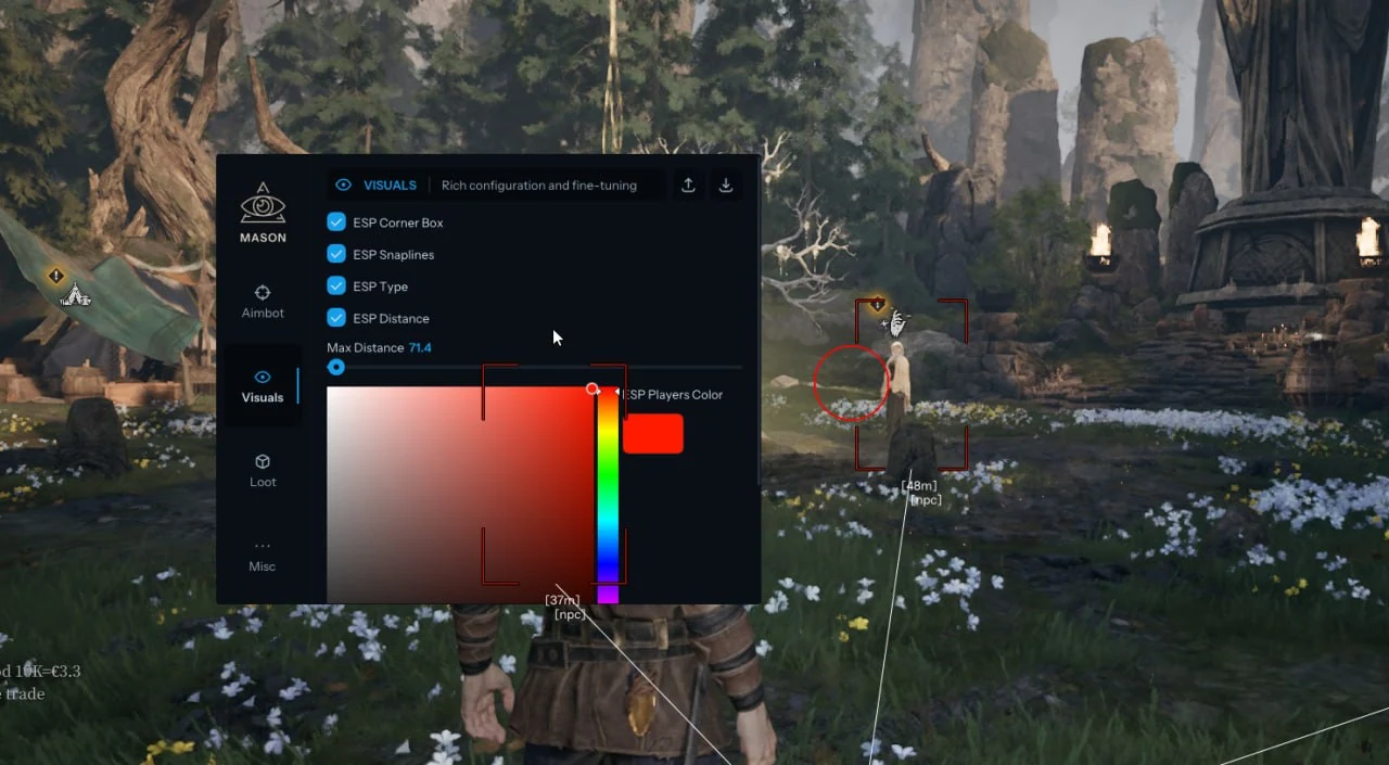 Screenshot 2 für den Cheat MASON im Spiel Mistfall Hunter