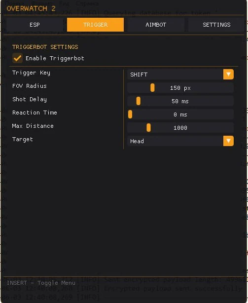 Cheat screenshot MASON in-game Overwatch