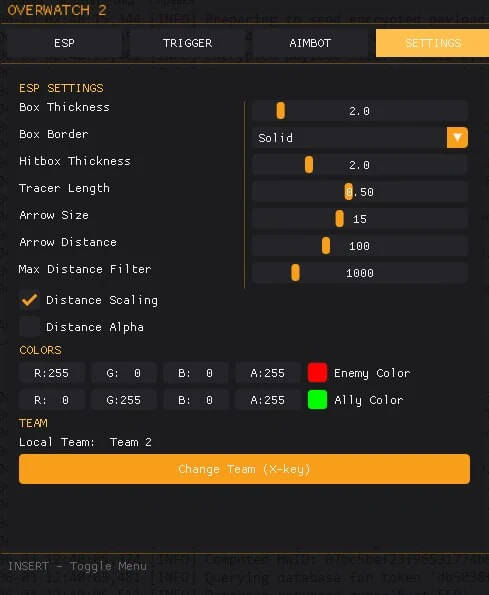 Screenshot 2 for cheat MASON in-game Overwatch
