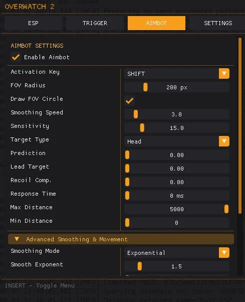 Screenshot 4 for cheat MASON in-game Overwatch
