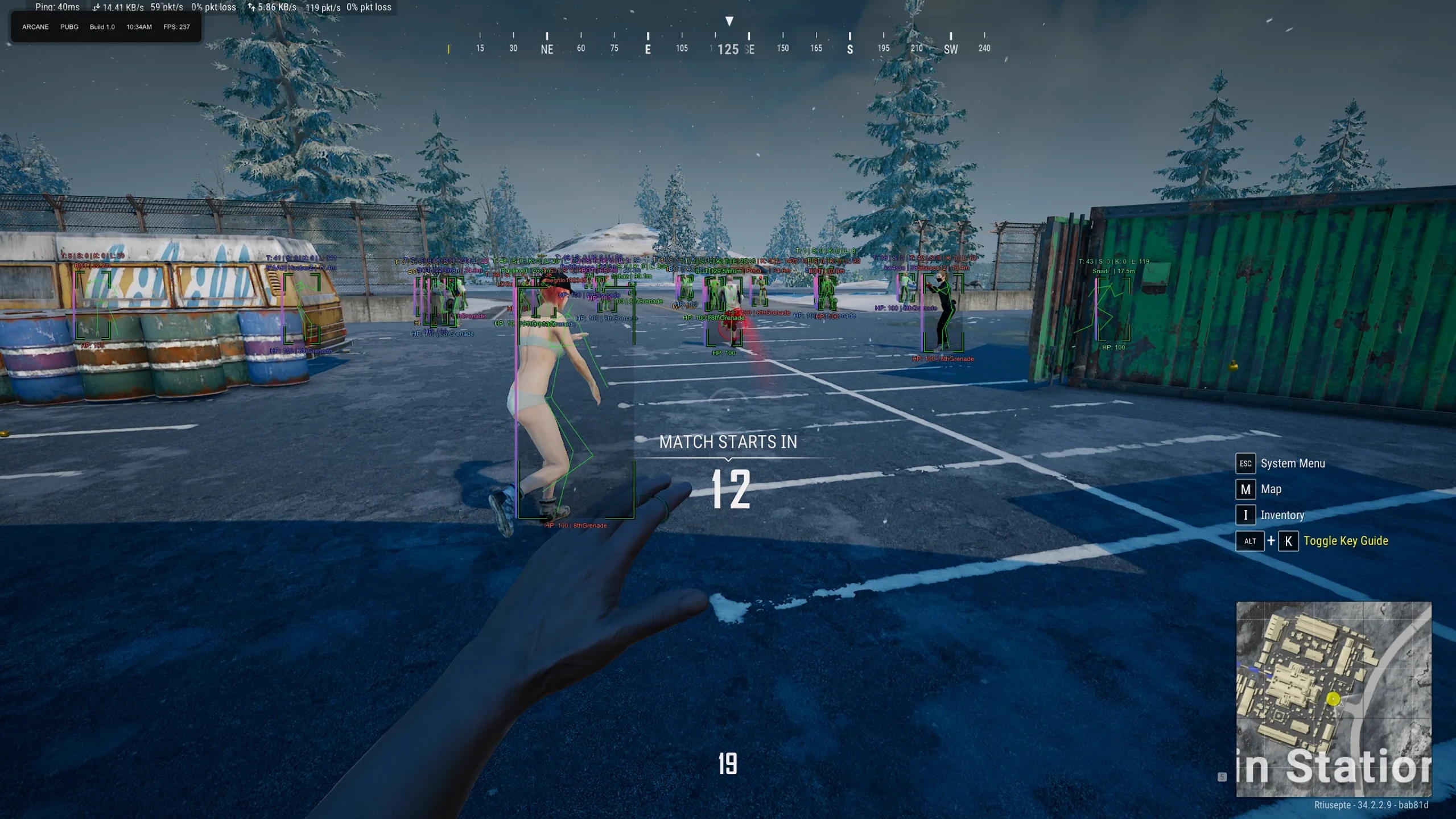 Скриншот 3 для чита ARCANE ESP в игре Pubg