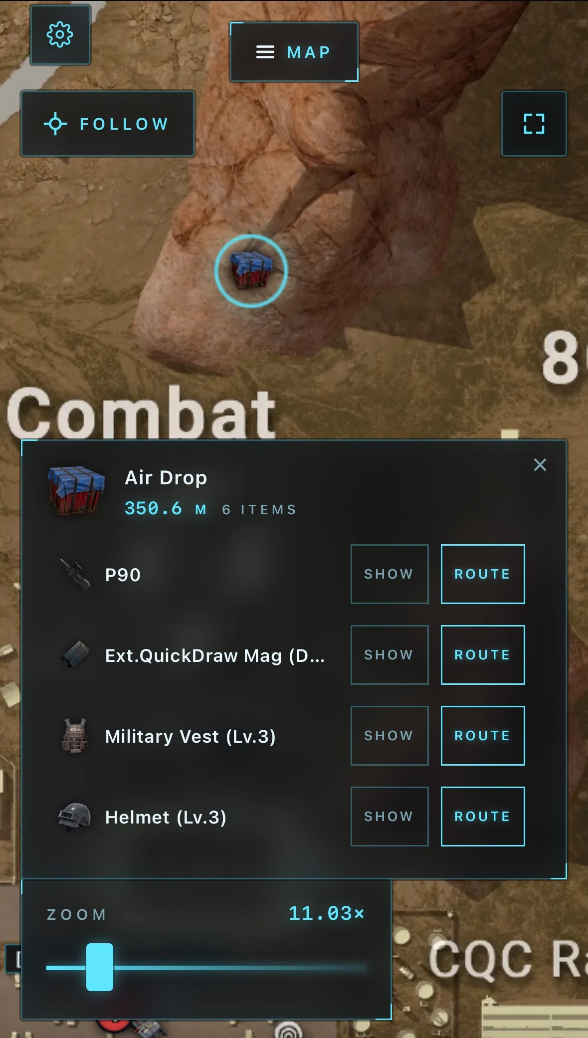 Cheat screenshot ARCANE RADAR in-game Pubg