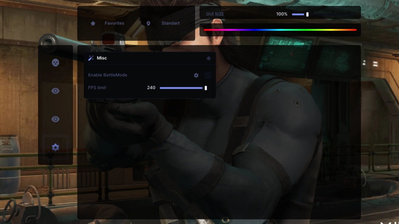 Screenshot des Cheats UDP im Spiel Rainbow Six Siege