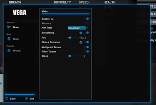 截图 3 的作弊器 VEGA 游戏中 Rainbow Six Siege