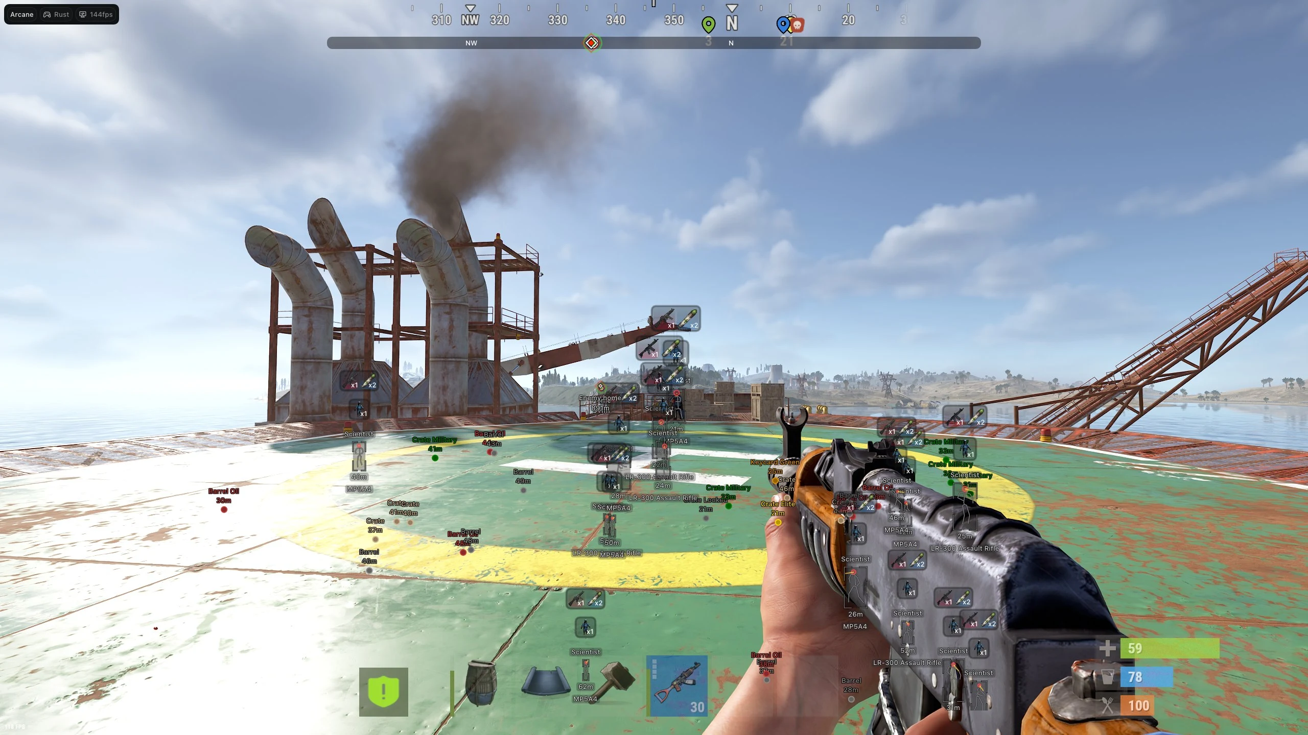 Screenshot 4 for cheat ARCANE in-game Rust