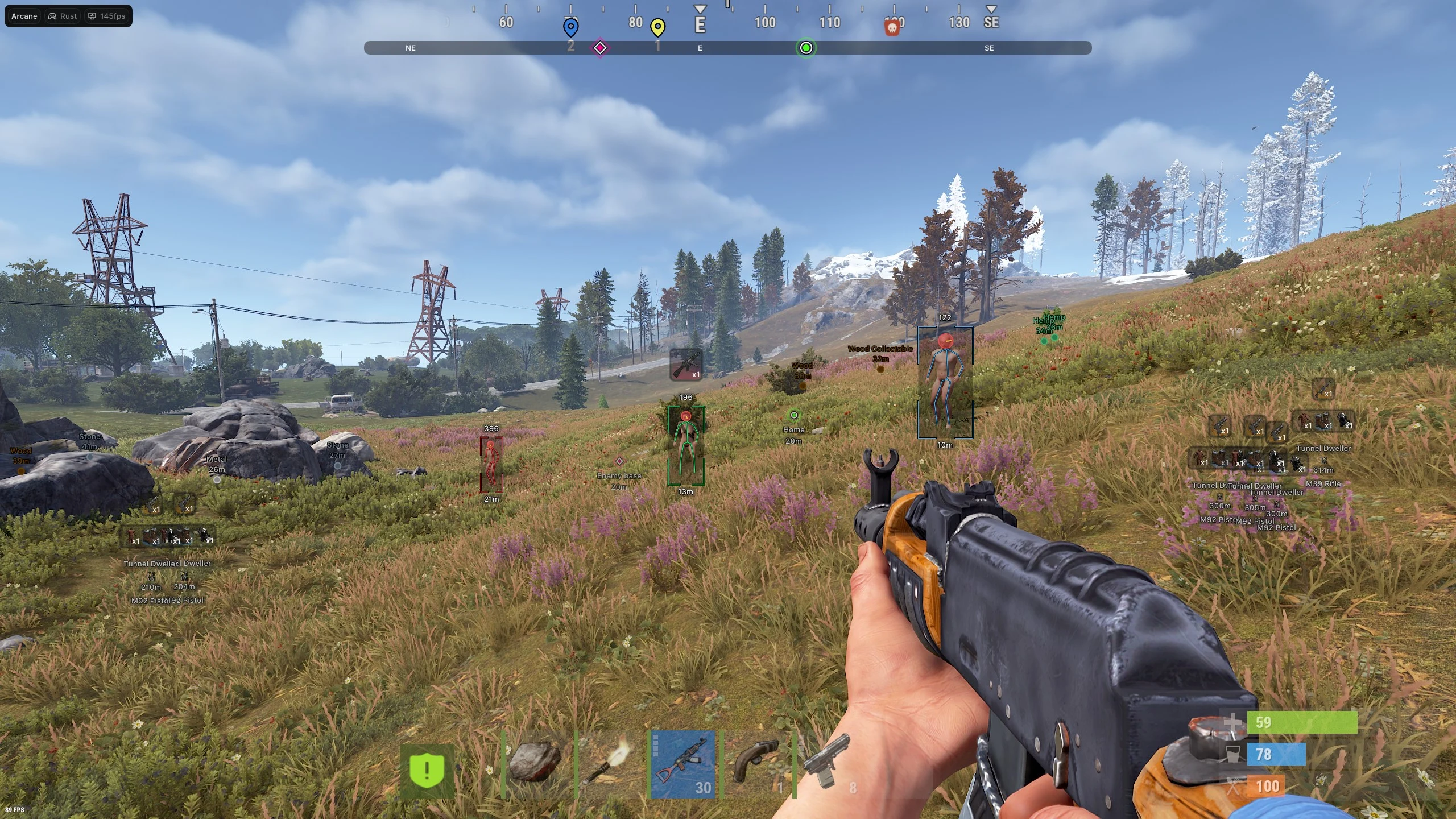 Screenshot 6 for cheat ARCANE in-game Rust