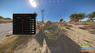 Ekran görüntüsü 3 hile için BLANK oyunda Rust