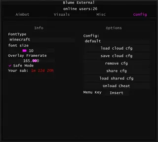 截图 4 的作弊器 BLUME 游戏中 Rust