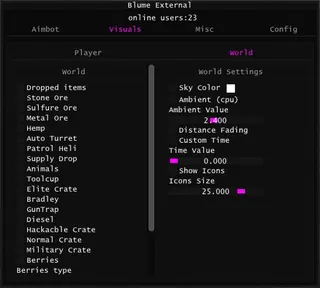 截图 5 的作弊器 BLUME 游戏中 Rust