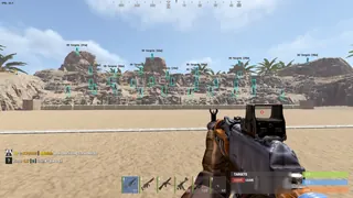 Screenshot 1 für den Cheat COURIERSCRIPT ESP im Spiel Rust