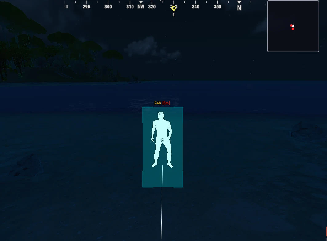 Screenshot 3 für den Cheat COURIERSCRIPT ESP im Spiel Rust