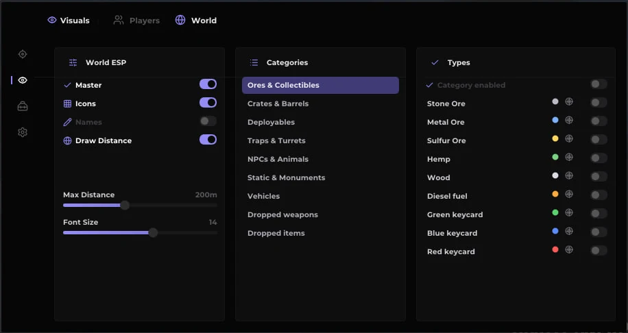 Screenshot 2 für den Cheat COURIERSCRIPT V2 im Spiel Rust