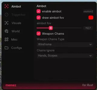 Screenshot 5 für den Cheat EXTERNAL im Spiel Rust