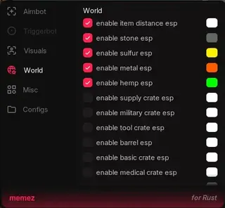 Screenshot 7 für den Cheat EXTERNAL im Spiel Rust