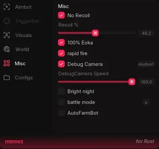 Screenshot 8 für den Cheat EXTERNAL im Spiel Rust
