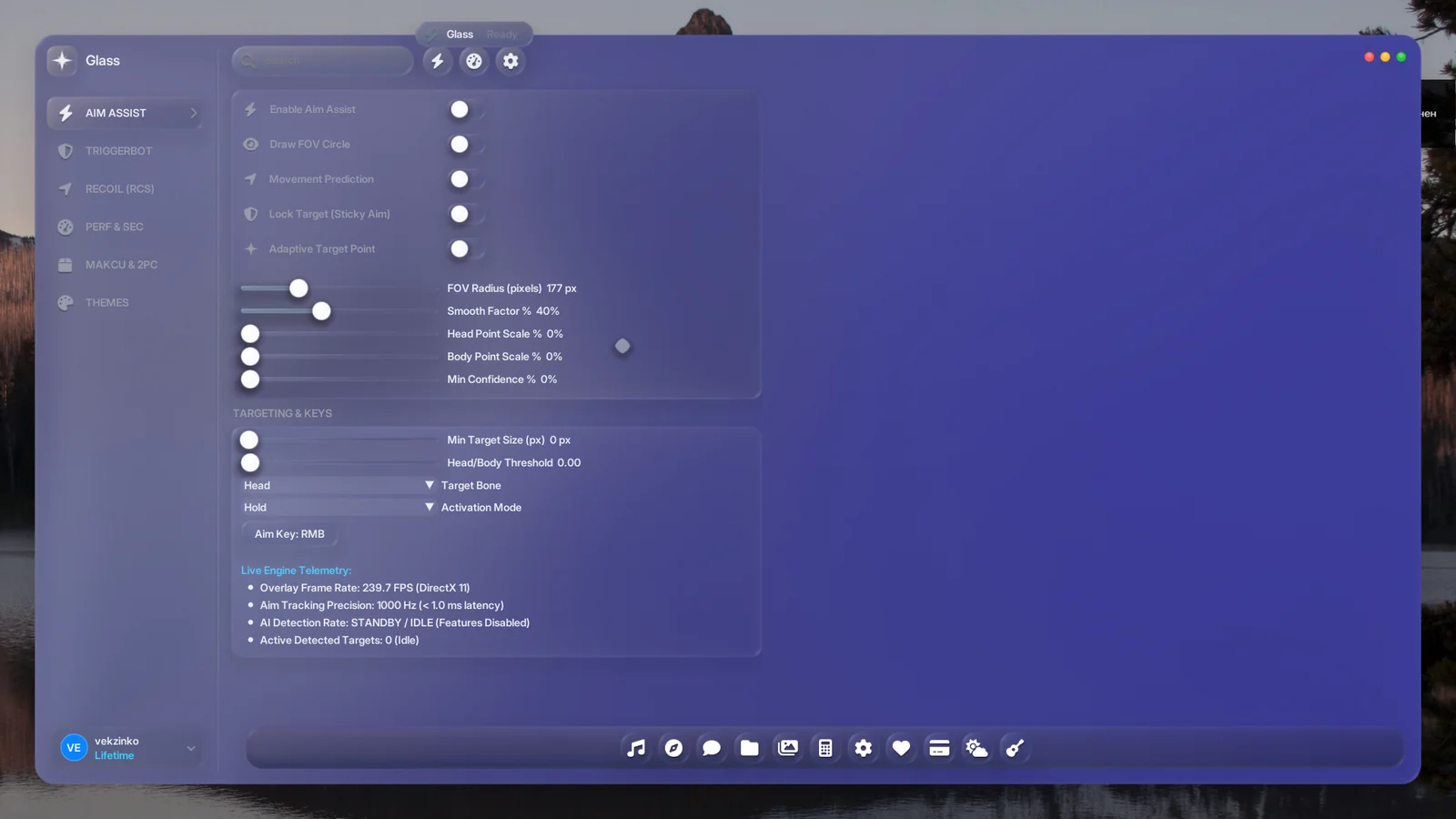 Screenshot 2 for cheat GLASS RUST in-game Rust