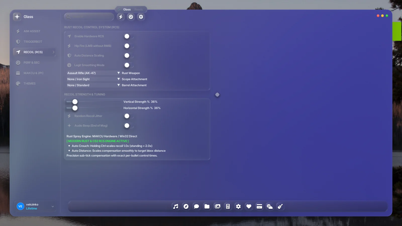 Screenshot 4 for cheat GLASS RUST in-game Rust